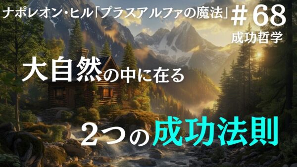 大自然が行っているプラスアルファの努力｜ナポレオンヒルの成功哲学